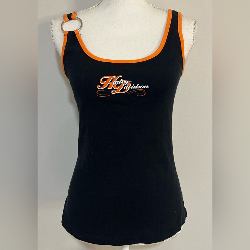 Y2K ‘03 Harley Davidson O-Ring Tank Top